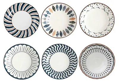 Produktbild von Set mit 6 Porzellanschalen – ideal für Snacks, Tapas und Sushi