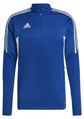 Produktbild von Adidas - "Condivo 22" Sweatshirt mit kurzem Reißverschluss für Herren - Training PP2419 (XL) (Blau)