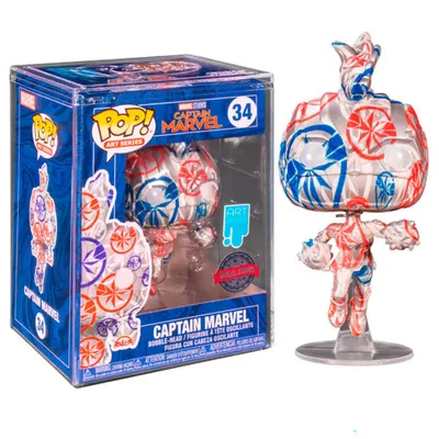 Immagine prodotto di Capitan Marvel Funko POP! figura da collezione in PVC - Artist Series figura da collezione in PVC - Capitan Marvel (34)