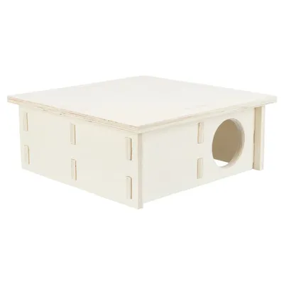 Image de TRIXIE Maison pour rongeurs avec 4 compartiments 25x10x25 cm Bois