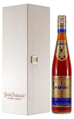 Produktbild von Mirios - Griechische Spirituose mit Geschenk-Holzkiste
