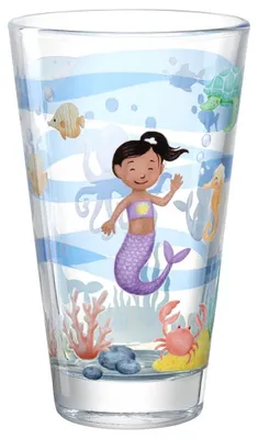 Produktbild von LEONARDO Trinkglas BAMBINI AVVENTURA 300 ml Meer mehrfarbig – 6er Vorteilset