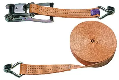 Imagen del producto de Cinta de sujeción con tensor, capacidad de 4000 kg, 2000 daN, de 2 piezas, 8 metros