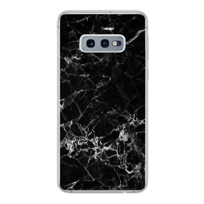 Produktbild von MuchoWow® Handyhülle Schutzhülle Hülle für Samsung Galaxy S10e Marmor - Stein - Schwarz Silikon Softcase Handy Hülle - Handy