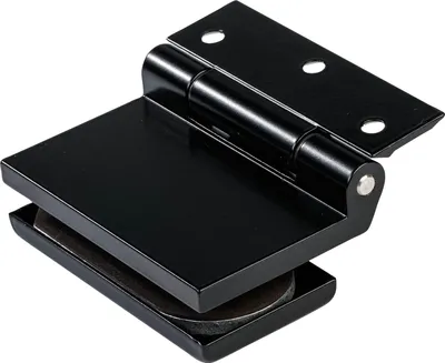 Produktbild von DORMA-Glas Türband m. Rahmenteil Junior Office Classic 12.091, schwarz RAL9005