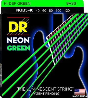 Produktbild von DR Strings NGB5-40 Saiten für 5-saitigen E-Bass, Saiten für 5-Saiter E-Bass