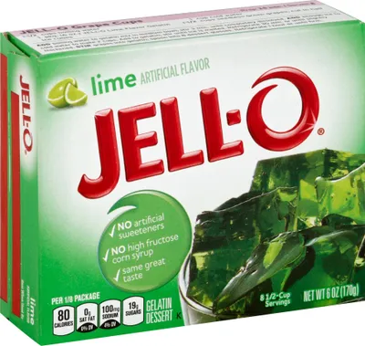Produktbild von Jell-O Lime Gelatin Dessert Wackelpudding 85g