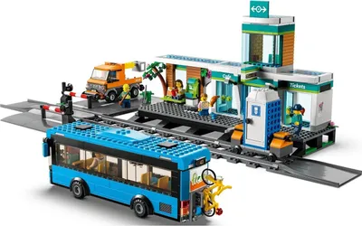 Immagine prodotto di Lego, 60335 La stazione ferroviaria della città, colorata