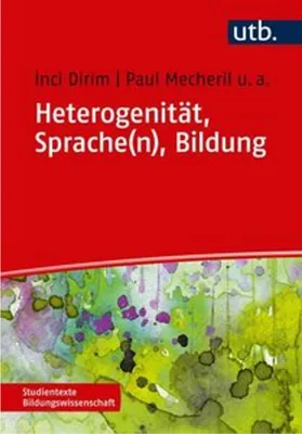 Obrázek produktu pro Heterogenität, Sprache(n), Bildung