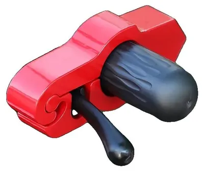Image de Antivol de guidon, dispositif antivol, acier inoxydable durable, rouge