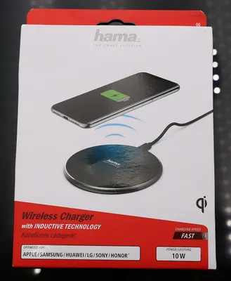 Obrázok produktu pre Indukčná nabíjačka Hama 2000mA QI-FC10 188318 Black
