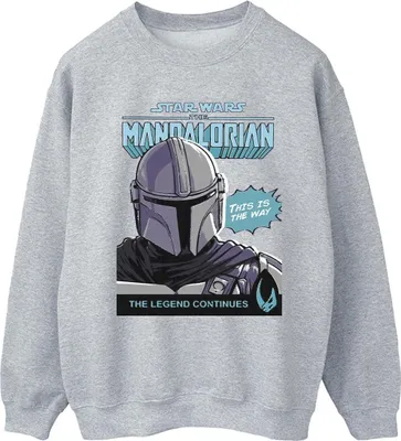 Produktbild von Star Wars The Mandalorian - Sweatshirt für Herren BI46552 (XXL) (Grau)