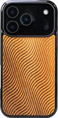 Produktbild von Holzhülle für iPhone 17 Pro, Bewood Merbauwellen