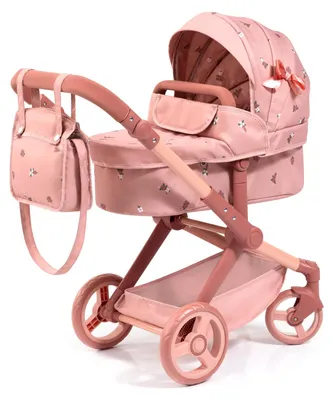Produktbild von Puppenwagen Puppenbuggy Puppenjogger - Verstellbare Schiebestange - Umbaubar zum Jogger - 68 x 37 x 73 cm