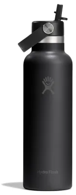 Produktbild von HYDRO FLASK 21 OZ Standard Flex Straw Cap Trinkflasche 621 ml schwarz 621 ml