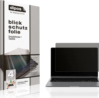 Produktbild von Blickschutzfolie für Samsung Galaxy Book5 360 15.6 Zoll matt Schutzfolie Folie Display Schutz dipos