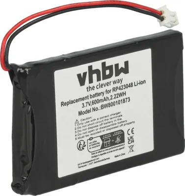 Produktbild von vhbw Akku Ersatz für LZ423048, HI-D6 BT für schnurlos Festnetz Telefon (600 mAh, 3,7 V, Li-Ion)