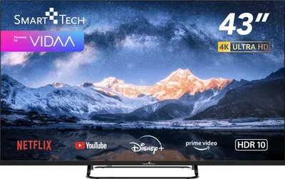 Produktbild von Smart Tech® 43UV01V UHD LED Fernseher 43Zoll Vidaa Smart TV