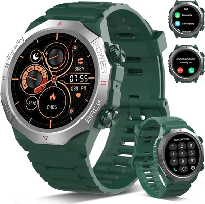 Produktbild von Smartwatch mit Telefonfunktion 1,39" Touchscreen,Herzfrequenzmonitor Schlafmonitor IP68 Wasserdicht Sportuhr,110+ Sportmodi Fitnessuhr für iOS Android