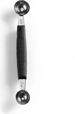 Produktbild von HENDI Kugelausstecher        doppelt Edelstahl mit PP Griff 22-25mm