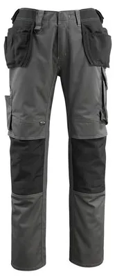 Produktbild von MASCOT® Bremen Handwerkerhose Größe 82C51, dunkelanthrazit/schwarz | Packung (1 Stück)