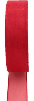 Produktbild von Verzierband OSNA, rot, 25m, 25mm - Organzaband