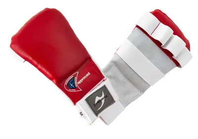 Produktbild von Ju-Sports Pro Ju-Jutsu Handschutz Rot - Unisex - Erwachsene, Größe:XS