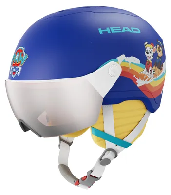 Obrázek produktu pro Juniorská lyžařská helma HEAD YUKI VISOR PAW blue 2026/27 XS/S (52-55cm)