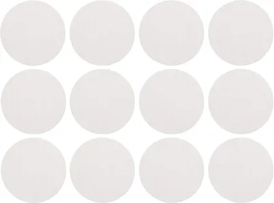 Obrázek produktu pro Silikonová napařovací podložka, sada 12 kusů, kulatá, 25 cm, tepelně odolná do 180 °C, pro napařovače a sušičky