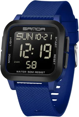 Produktbild von Watch -Digitaluhr, Sport-Militär-Uhren für Herren, multifunktional, wasserdicht, große Zifferblatt, großes Zifferblatt, Outdoor-Silikonuhr für Jungen