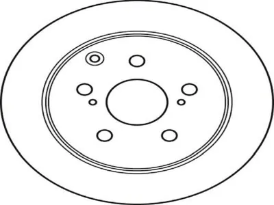 Produktbild von TRW Bremsscheiben (2 Stück) Hinterachse DF4927