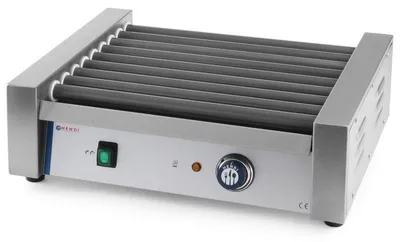 Image de Gril à rouleaux pour snacks, avec 9 rouleaux antiadhésifs et un boîtier en acier inoxydable de 940W