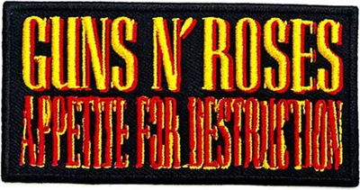 Produktbild von Guns N' Roses Appetite for Destruction Aufnäher zum Aufnähen