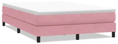 Productafbeelding van vidaXL Boxspringbed zonder matras, roze, 160x210 cm, fluweel