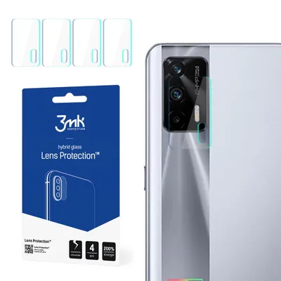 Produktbild von 3mk Hybridglas Lens Protection für Realme X7 Max 5G Kamera Objektiv Kameralinse 0,16mm 6H (4 Stück)