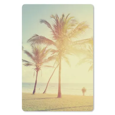 Produktbild von MuchoWow® Mauspad Mousepad Meer - Palme - Sommer - Sonne - Strand 18x27 cm - Mousepads - Maus Mat - Pad - Mausunterlage