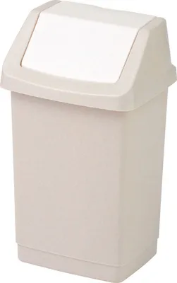 Image de Curver Poubelle basculante 9 L Beige