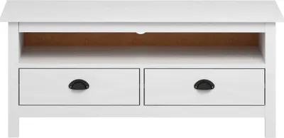 Immagine prodotto di Mobile TV Hill White 110x40x47 cm in legno di pino massiccio