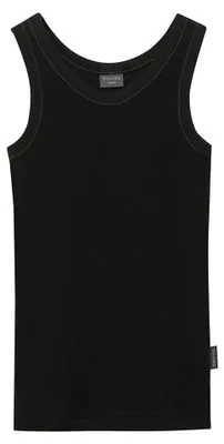 Productafbeelding van Merino Wol T-shirt voor Kinderen - Zwart