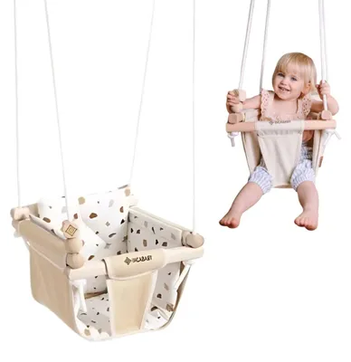 Zdjęcie produktu dla Huśtawka Dla Niemowlaka Junior Beige - Mossaic