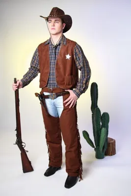Produktbild von Cowboy-Weste Herrengröße 56/58