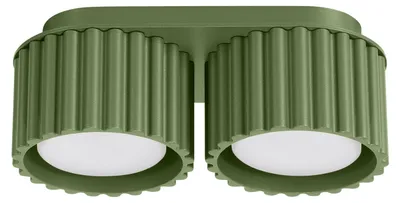 Obrázok produktu pre Stropné svietidlo AURA 2 olivovo zelená Gx53 2xGx53 10W hliník 8x10x21cm Sollux Lighting