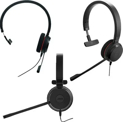 Produktbild von Jabra Evolve 20 Stereo / Mono, Kabelgebunden, Büro/Callcenter, 150 - 7000 Hz, 142 g, Kopfhörer, Schwarz