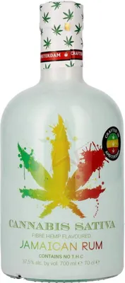 Produktbild von Cannabis Sativa Fibre Hemp Flavoured Jamaican Rum 37.5 % 0,70 lt.