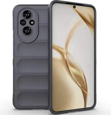 Obrázek produktu pro Pouzdro na telefon pro Honor 200 Soft TPU Silikonové nárazuvzdorné protiskluzové pouzdro Dark Grey