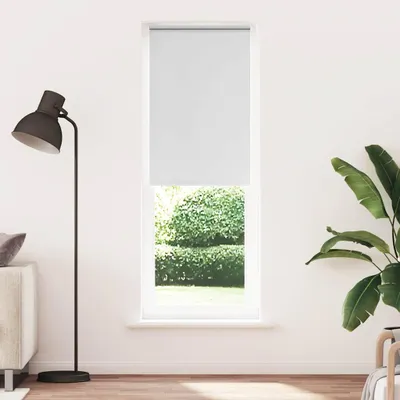 Produktbild von vidaXL Verdunkelungsrollo Weiß 70x230cm Stoffbreite 65,7 cm Polyester