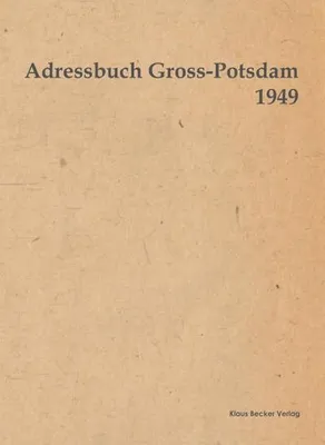 Produktbild von Adressbuch Gross-Potsdam 1949