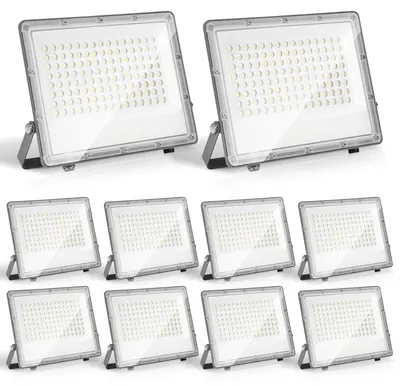 Obrázok produktu pre LED reflektor Peviasot, 100W, vonkajšie použitie, IP65, hliníkové puzdro, vhodný pre vonkajšie prostredie a priemysel, studená biela (6000K), balenie 10 kusov