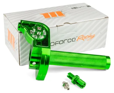 Productafbeelding van MOTOFORCE RACING CNC aluminium, groene snelgashendel