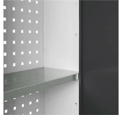 Produktbild von "WALLEX" Wandschrank 3-türig RAL 7035 / 7016